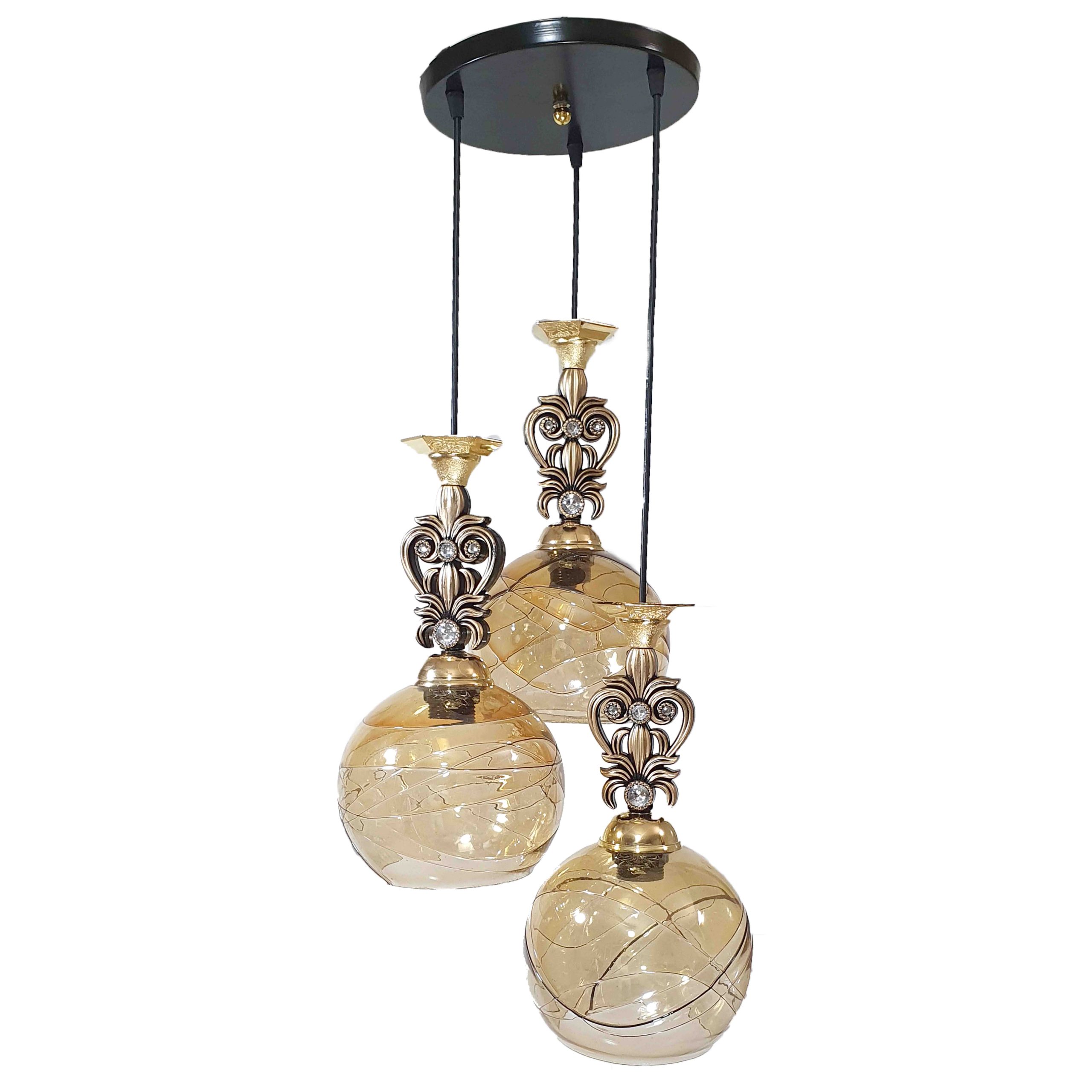 اویز 3 شاخه4 چراغ آویز سه شاخه S430