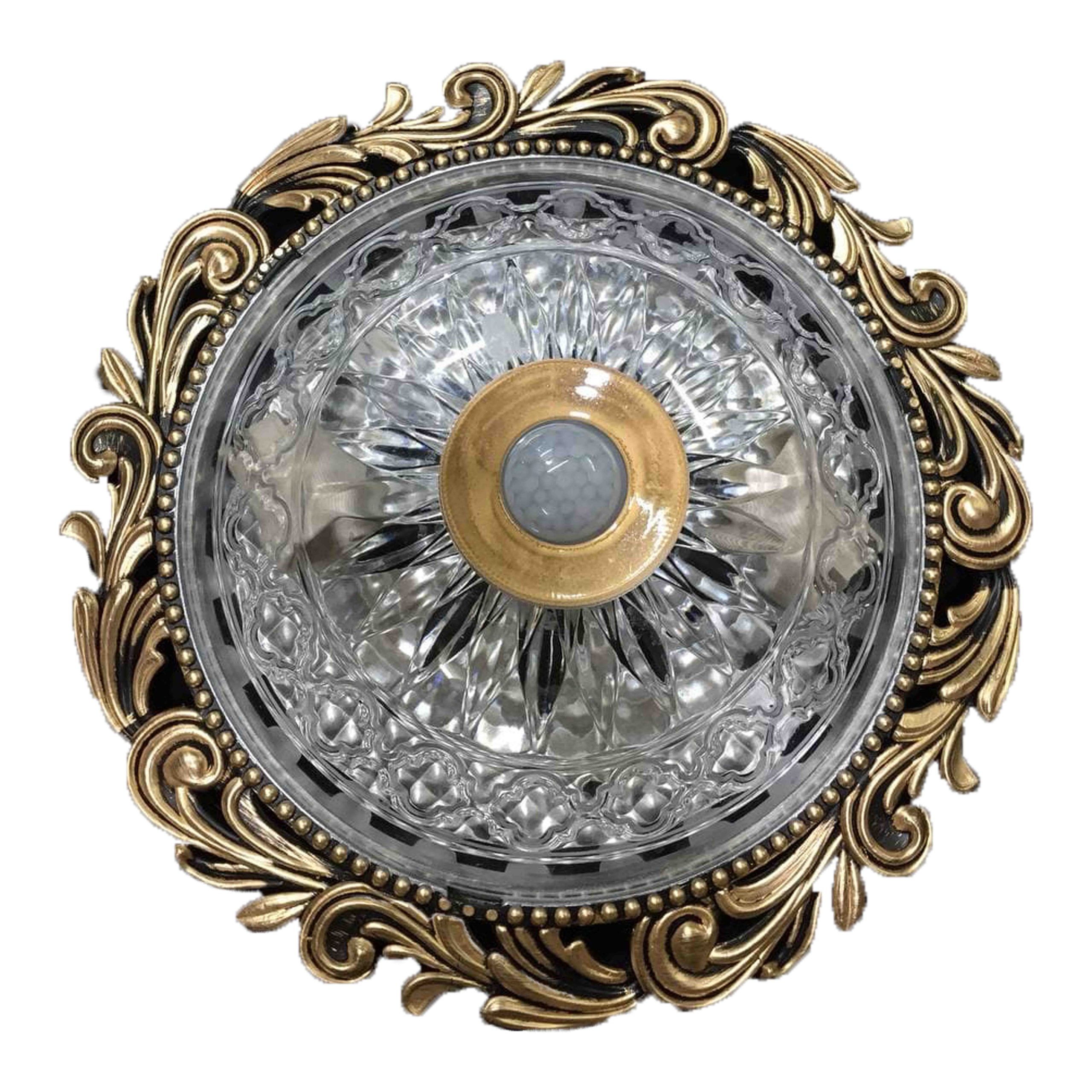 پیچ سنسوردار طلایی چراغ سقفی سنسوردار پیچک