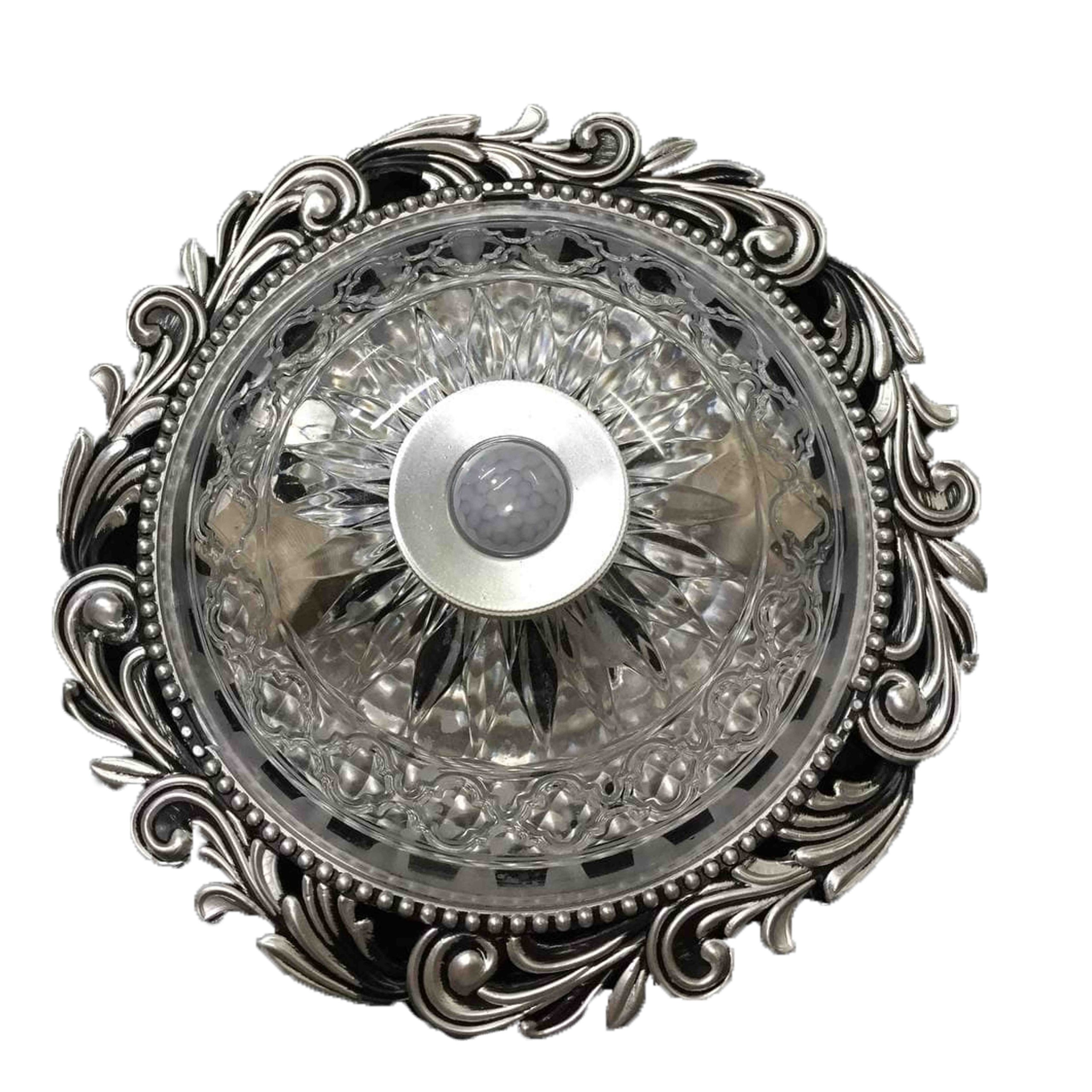 پیچک سنسوردار نقره ایی چراغ سقفی سنسوردار پیچک