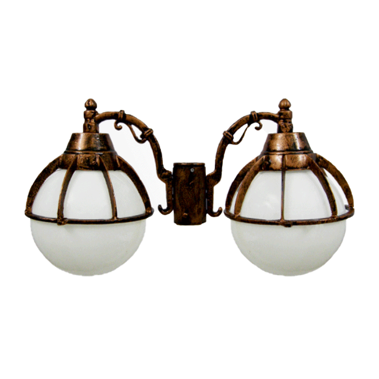 چراغ پایه پارکی ال حباب پلاستیک