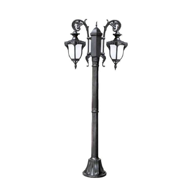 مجموعه چراغ پایه پارکی مدل صدف