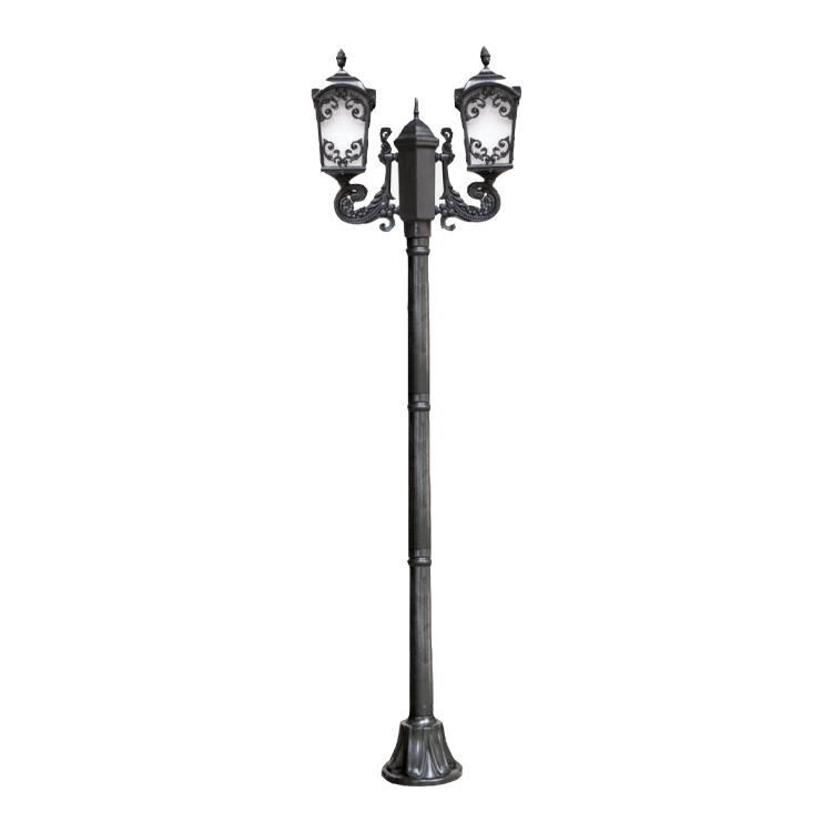 مجموعه چراغ پایه پارکی مدل فلاور