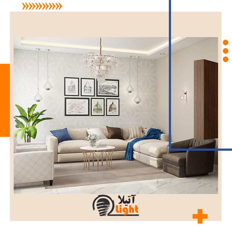 چراغ دیواری کریستالی