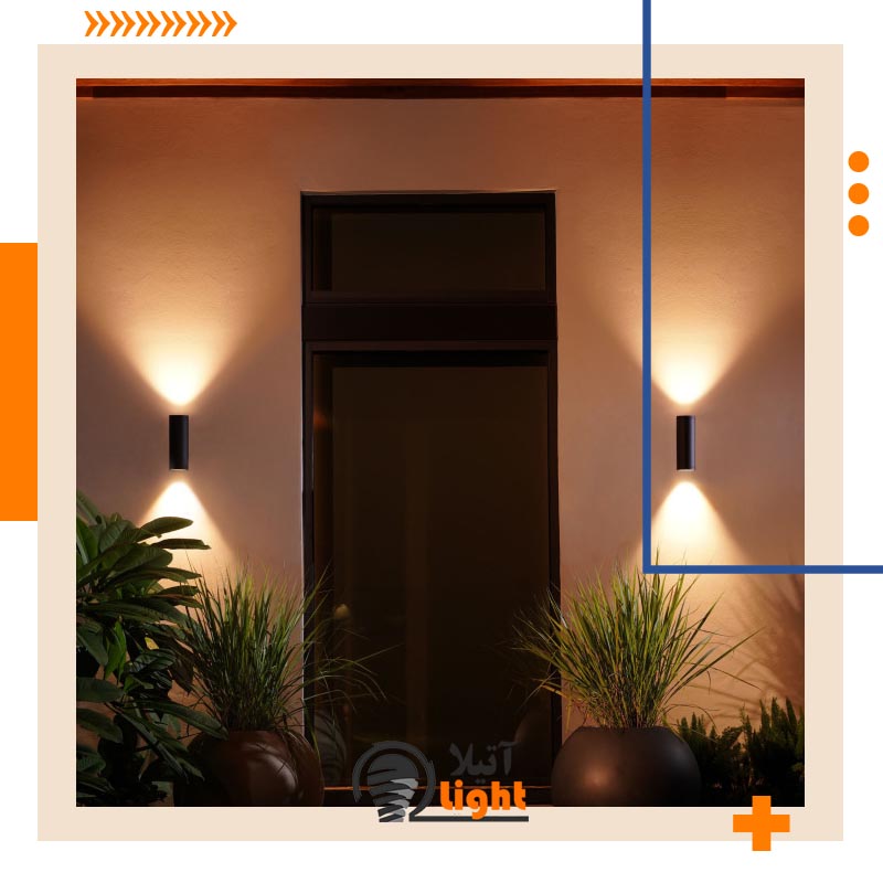 نصب چراغ سنسوردار دیواری