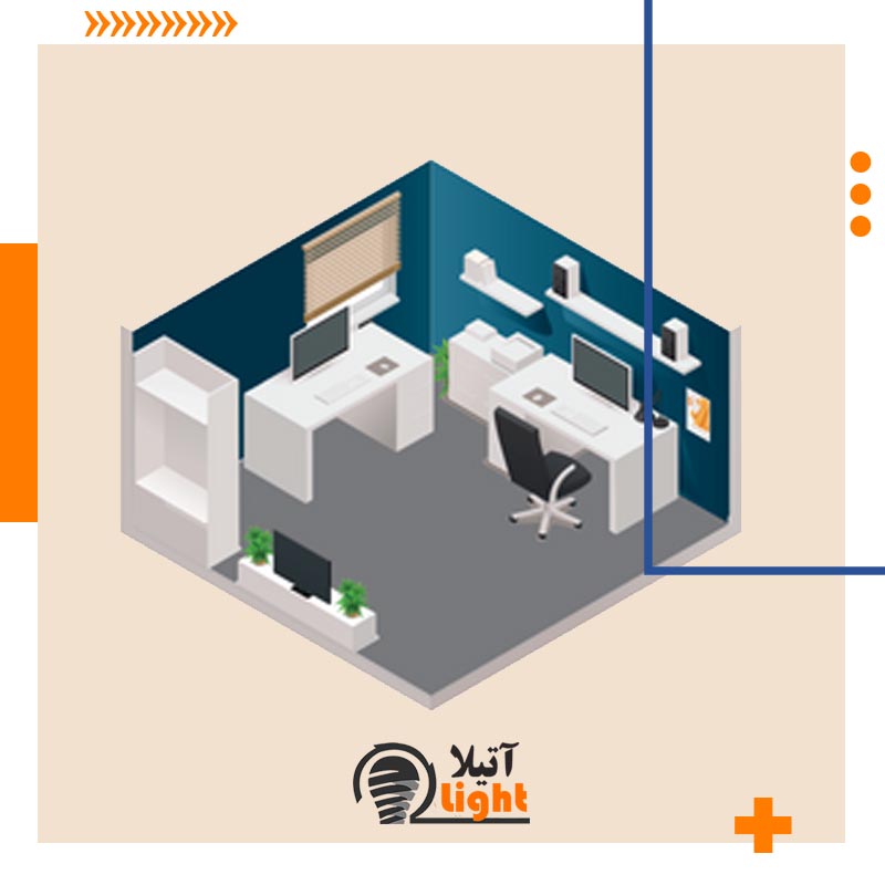 نورپردازی دفترکار خانگی