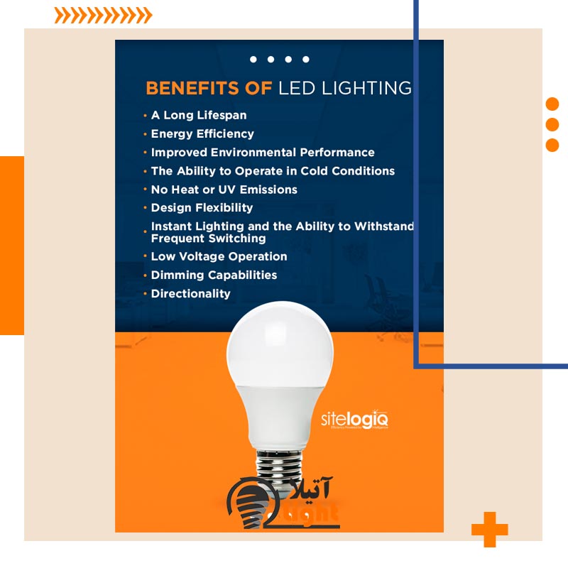 مزایای لامپ ال ای دی LED