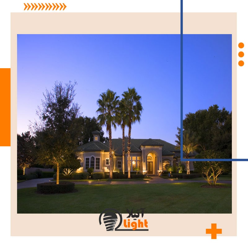 انتخاب لامپ برای نورپردازی حیاط