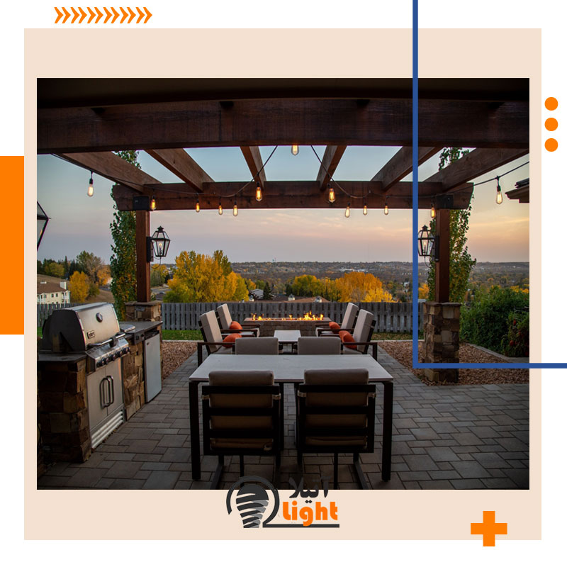 انتخاب لامپ برای نورپردازی حیاط