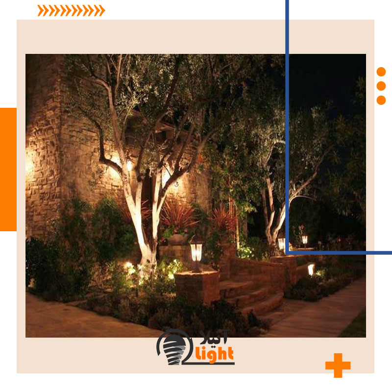 انتخاب لامپ برای نورپردازی حیاط