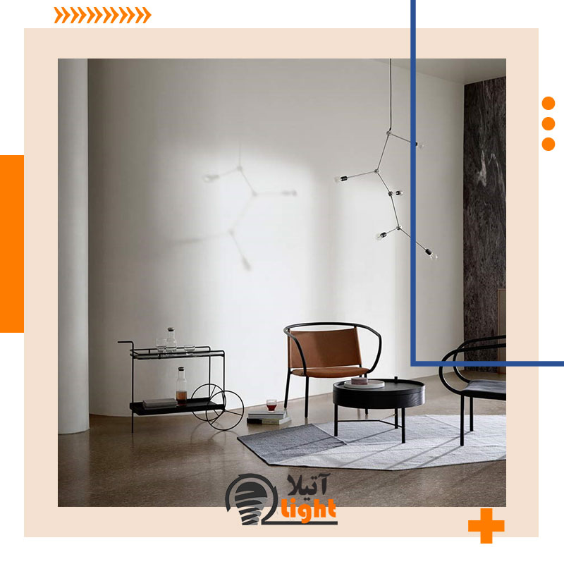 چراغ آویز مدرن چند چراغی