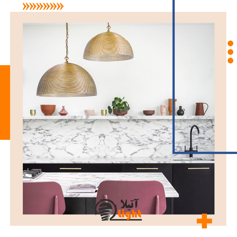 اضافه کردن درخشش و احساس به طراحی نورپردازی آشپزخانه 