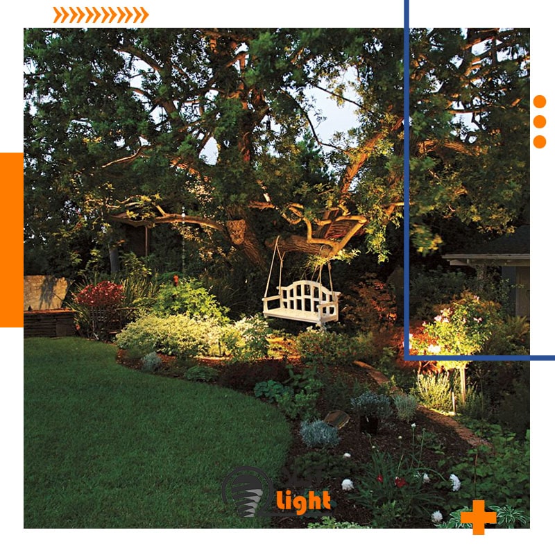 نورپردازی ورودی ویلا