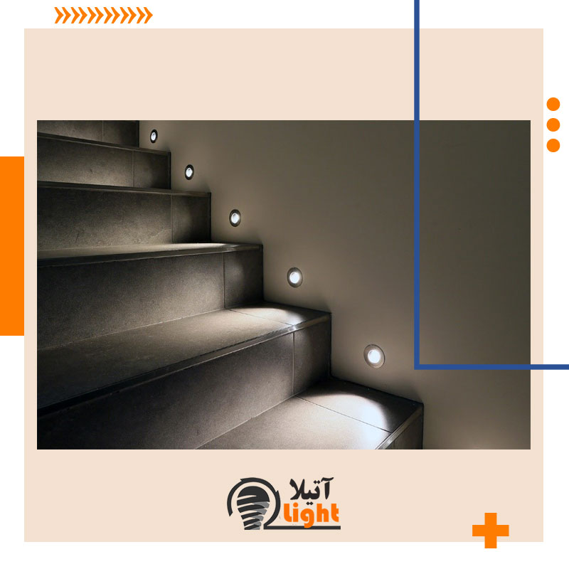 چراغ برای پله