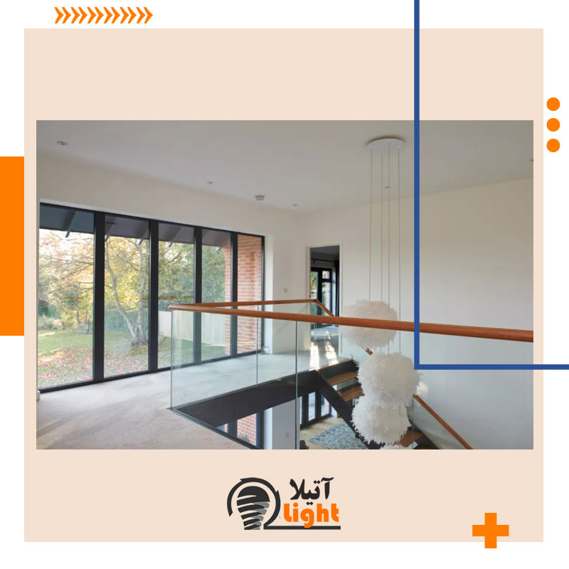 نورپردازی راه پله برای چند طبقه
