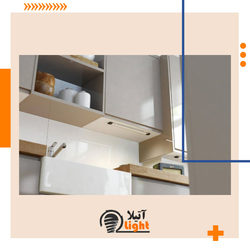محل نصب چراغ ها در زیر کابینت 