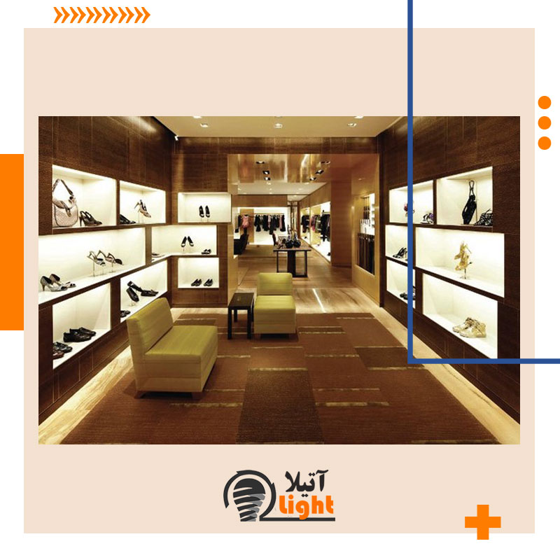نورپردازی فروشگاه 