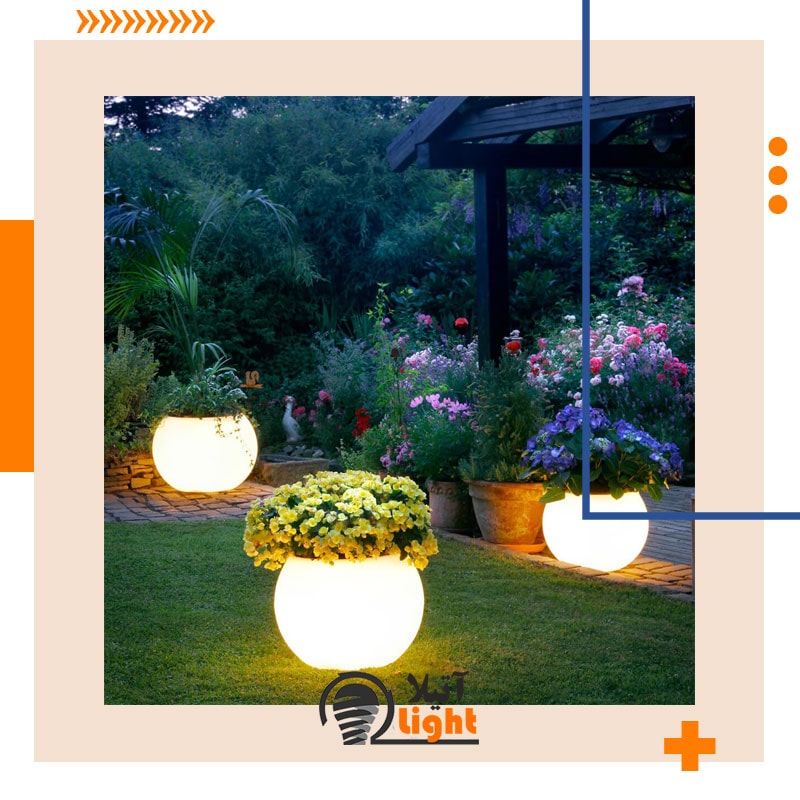 گلدان های درخشان