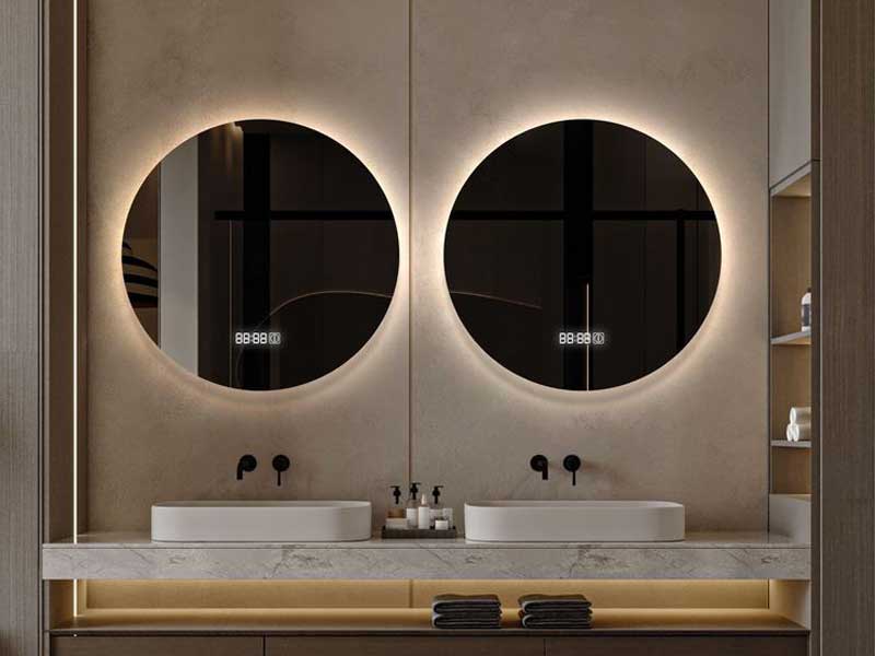 نور پرداز آینه حمام