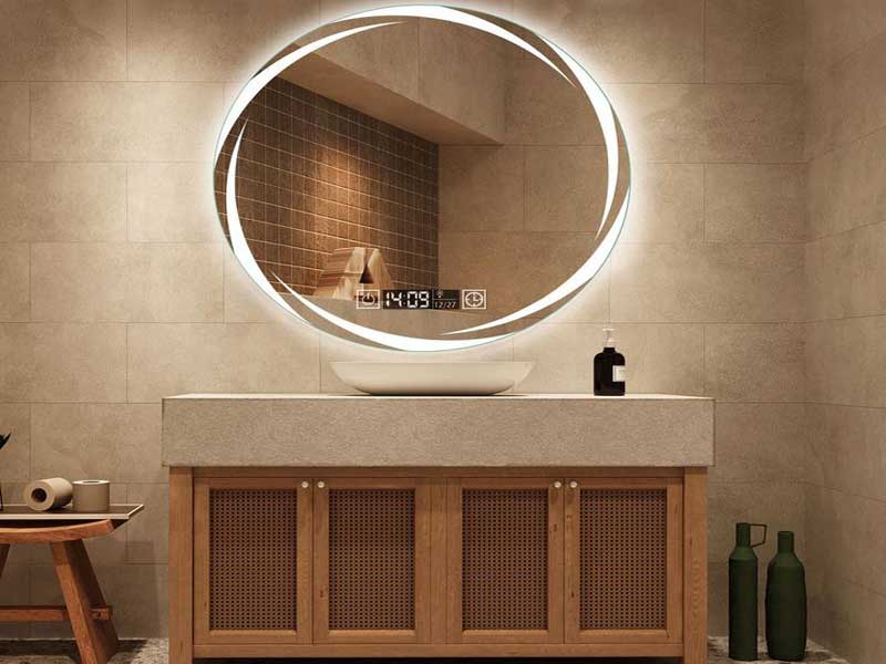 نور پرداز آینه حمام