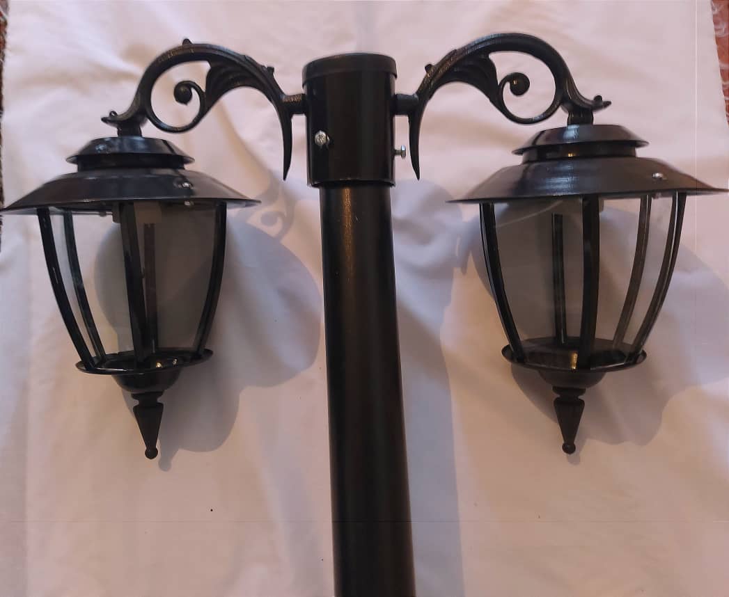 چراغ حیاطی دوشعله پرنس 156 چراغ حیاطی دوشعله پرنس 156