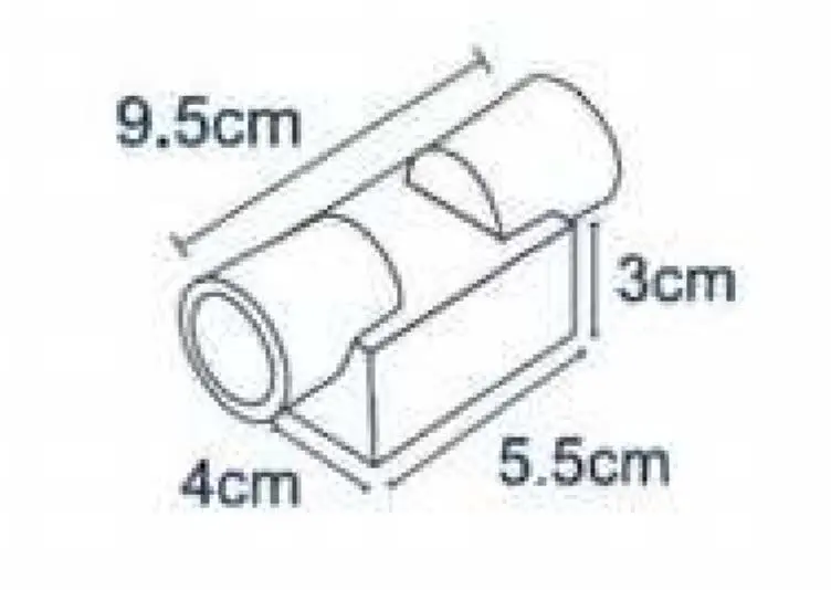 چراغ دکوراتیو یولوله ای دوطرفه لنزتخت2 چراغ دکوراتیو یولوله ای دوطرفه لنزتخت2