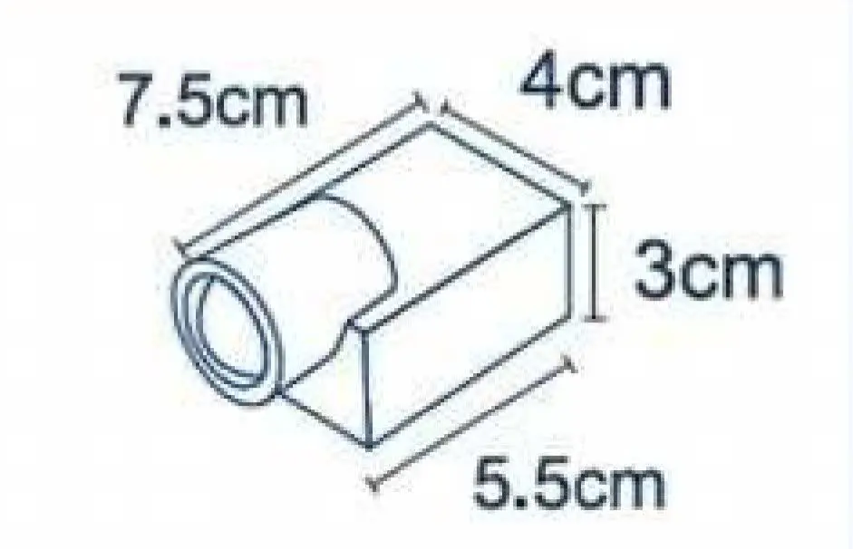 چراغ دکوراتیو یک طرفه لوله ای لنز محدب 1 چراغ دکوراتیو یک طرفه لوله ای لنز محدب 1