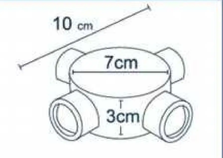 Four-sided short round decorative lamp2 چراغ دکوراتیوگردلوله کوتاه چهارطرفه