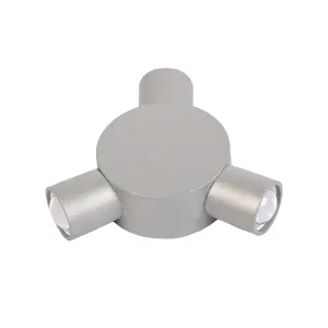 چراغ دکوراتیوگردلوله بلند سه طرفه