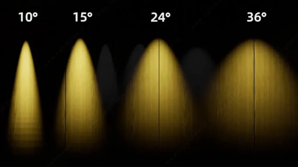 زاویه نور چراغ‌ ها در نورپردازی