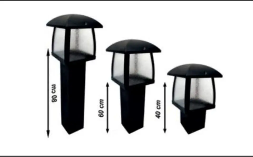 Modern metal lawn lamp چراغ چمنی مدرن فلزی