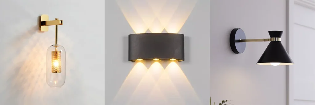 انواع چراغ دیواری